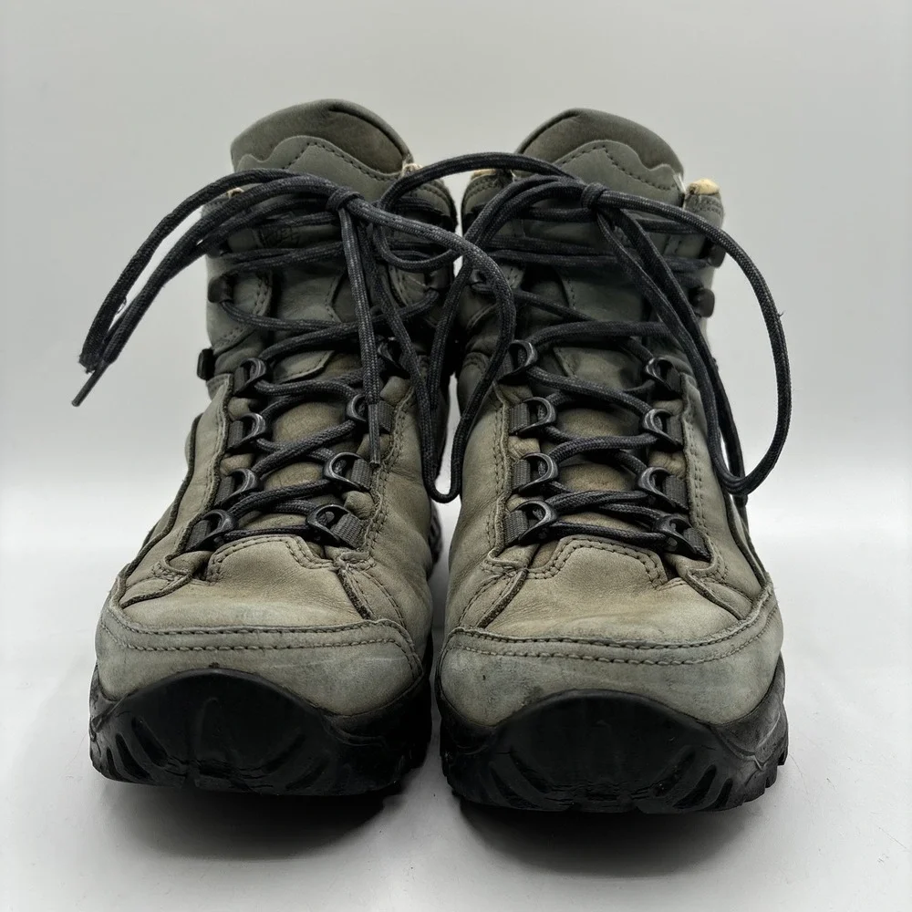 Hanwag Alta Bunion Lady Hallux Women's 7 Boots Green Leather Hiking Vibram Sole